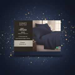 Allure Bamboo Luxury 4 Piece Sheet Set – King/Queen Soft & Comfortable