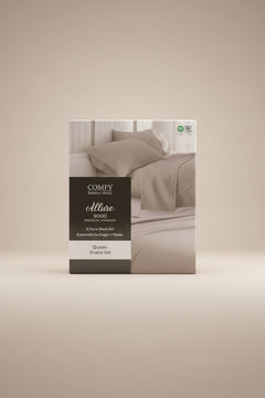 Allure Bamboo Luxury 4 Piece Sheet Set – King/Queen Soft & Comfortable