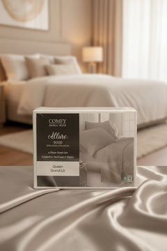 Allure Bamboo Luxury 4 Piece Sheet Set – King/Queen Soft & Comfortable