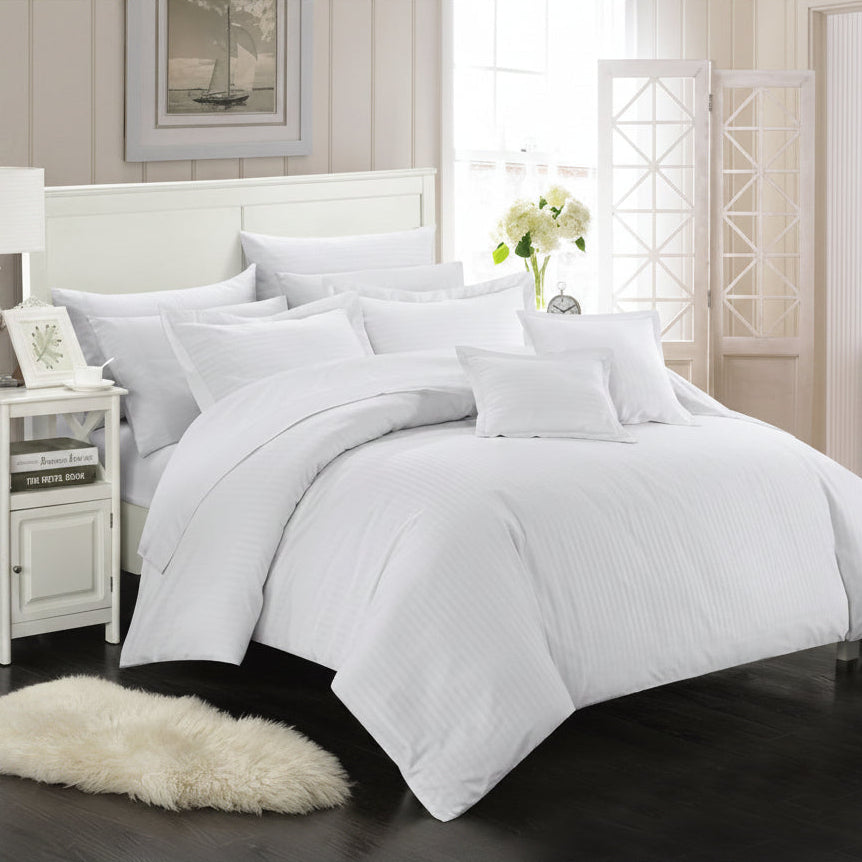 Chic Homes Khaya 7 Piece Queen Comforter Set.