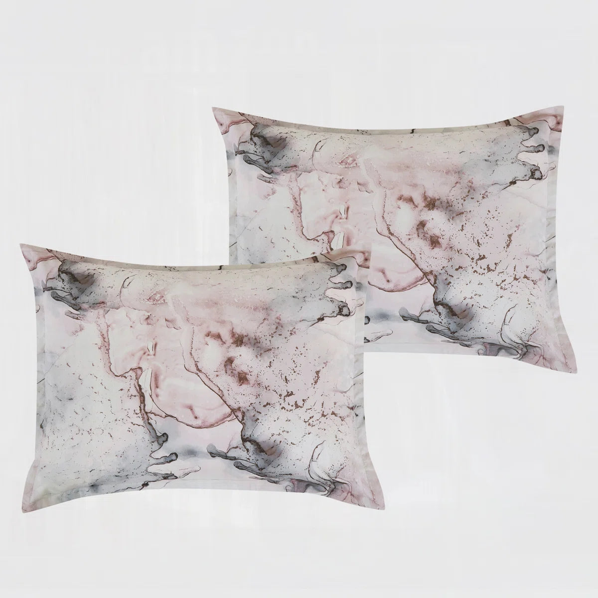 Luxurious Printed Microfiber 7 Piece Complete Comforter Ensemble