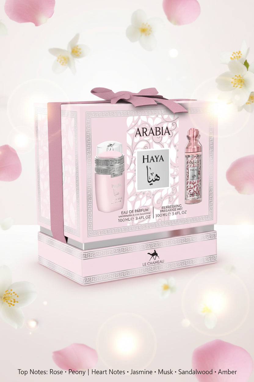 Arabia Haya by Le Chameau 100ml EDP Two Fragrance Gift Set