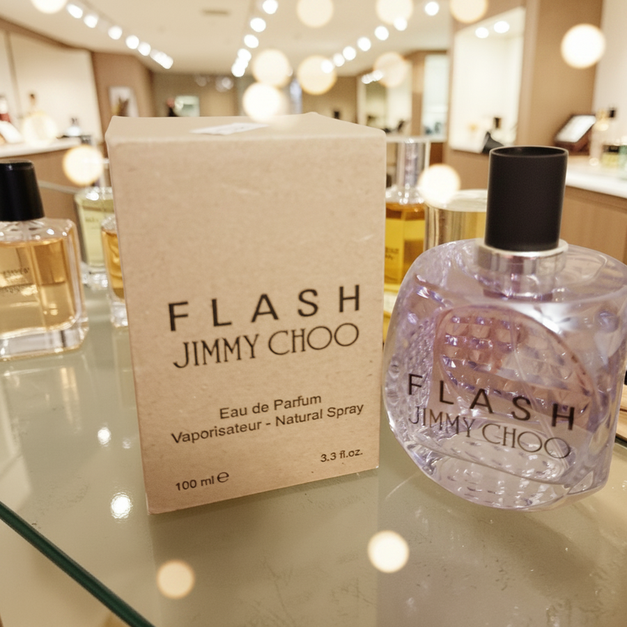 Jimmy Choo Flash Eau De Parfum Spray IN A 100ML TESTER BOX NO CAP