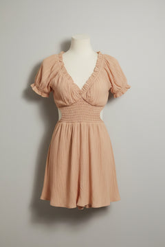 LELIS Collection Beige Cutout Dress