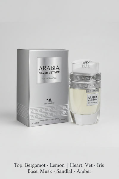 Arabia Silver Vetiver 100ml Eau de Parfum