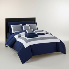 Chic Home Duke 10-Piece Queen Comforter Sets