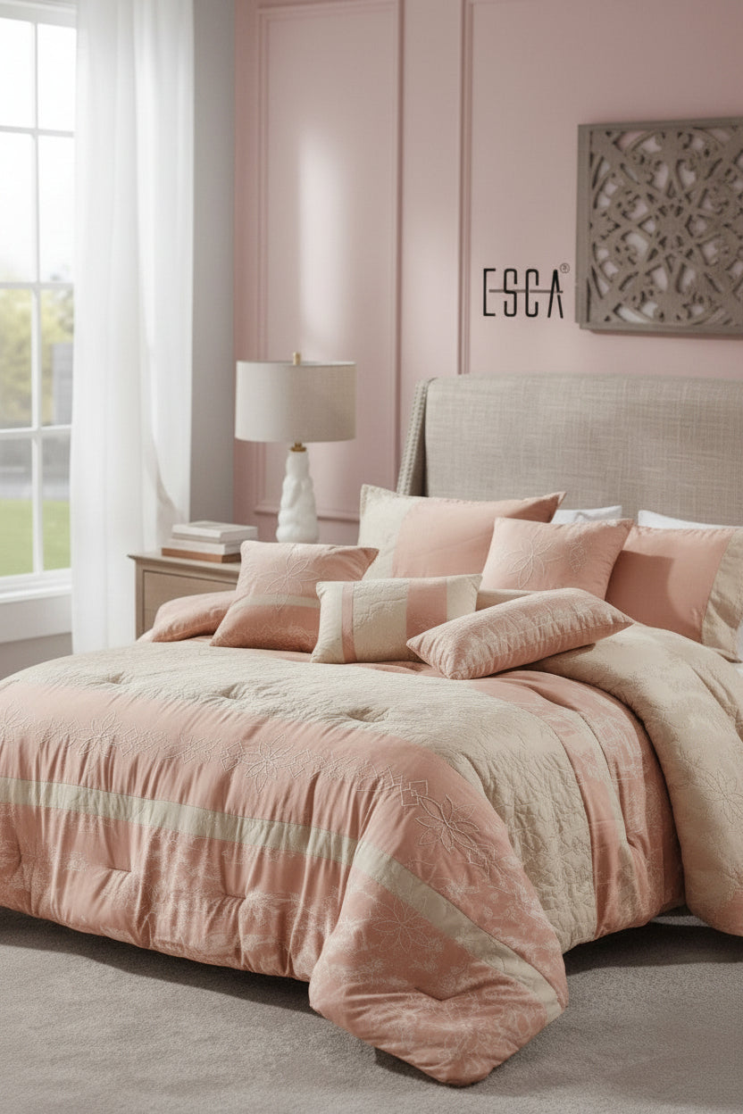 ESCA 7-Piece King/King Cal Comforter Set