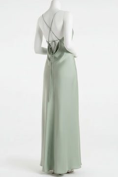Hers & Mine Mint Green Chiffon Strappy Dress