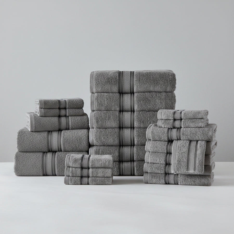 SPA COLLECTION 18 PIECE TOWEL SET