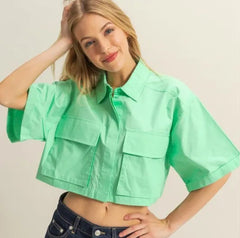 HYFVE Crop Top Blouse