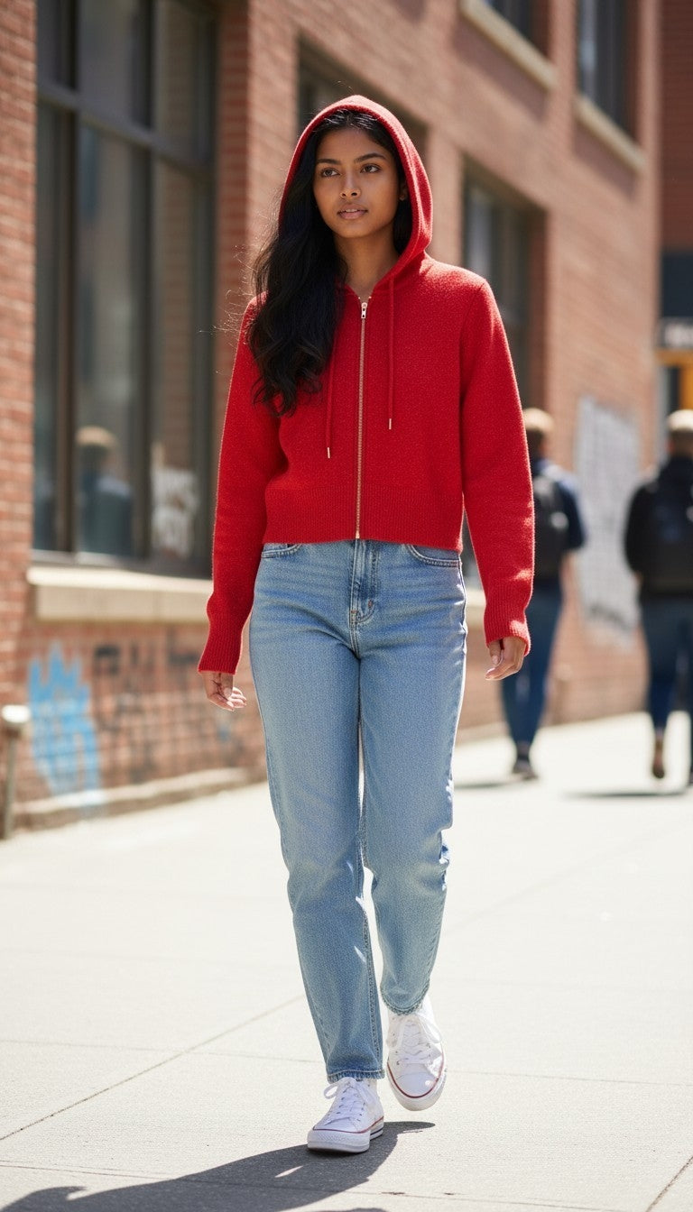 Aritzia Essential Cashmere Idyllic Zip Hoodie