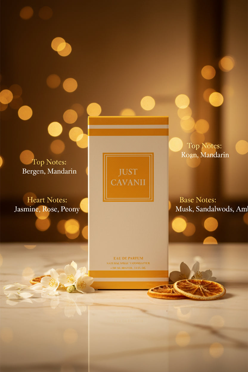 Just Cavanii 100ml Yellow Eau de Parfum for women.