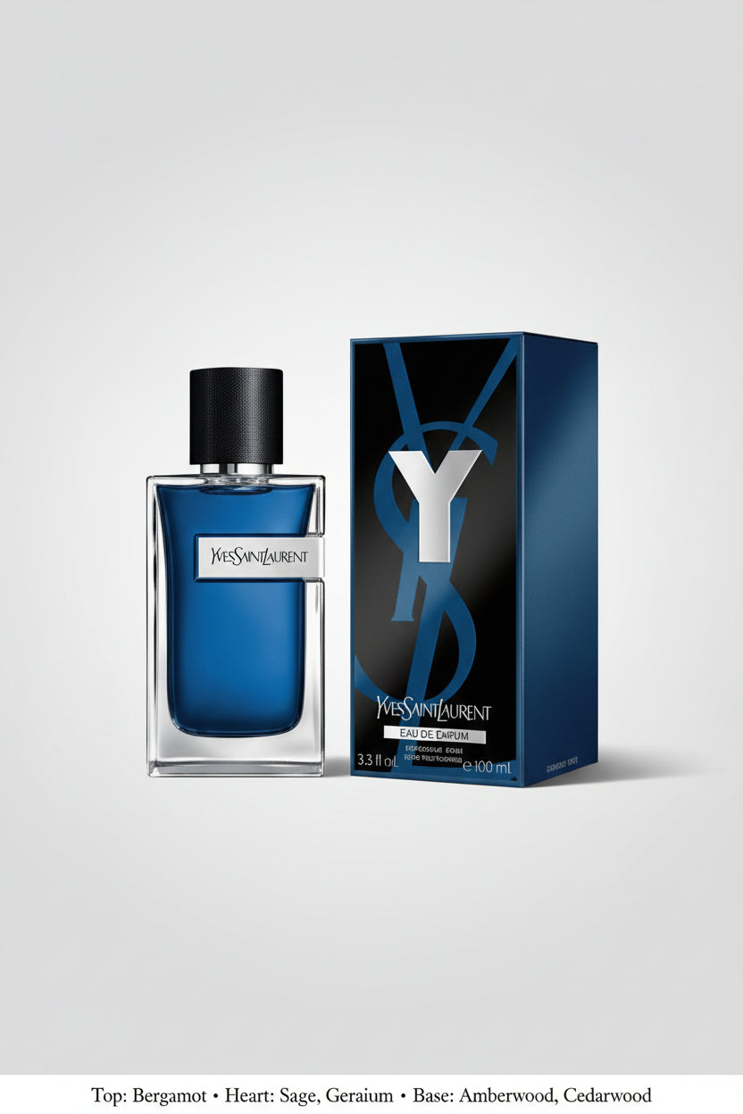 Yves Saint Laurent Men's Y Iced Cologne Intense EDT Spray 2.0 oz